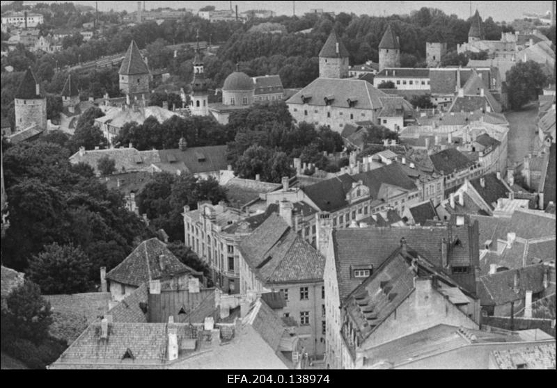 Lennuvaade Tallinna vanalinnale.