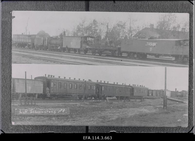 Vabadussõda. Laiarööpaline soomusrong nr.5.