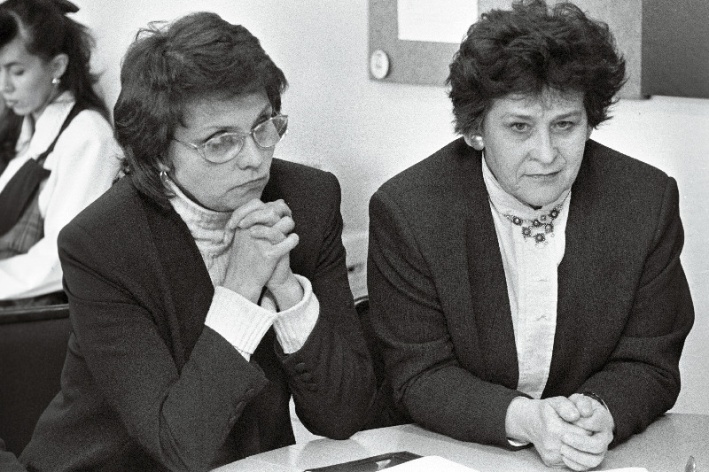 Riigikogu liikmed Siiri Oviir (vasakul) ja Liina Tõnisson.