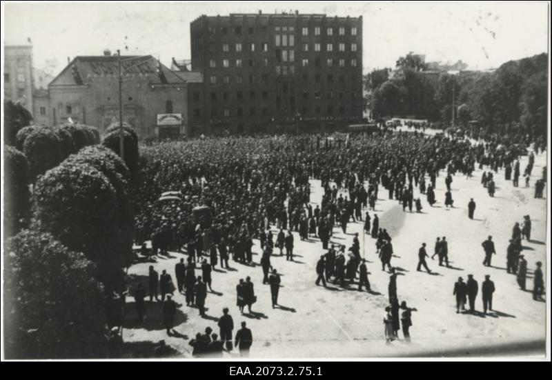 Demonstratsioon Vabaduse väljakul