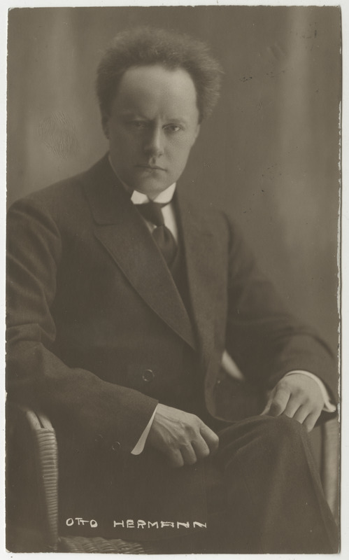 Otto Hermann, eesti helilooja ja dirigent, portreefoto