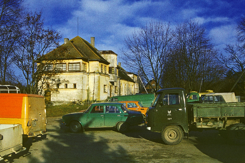 Vaade hoonetele Võru rajooni Munamäe sovhoosis.