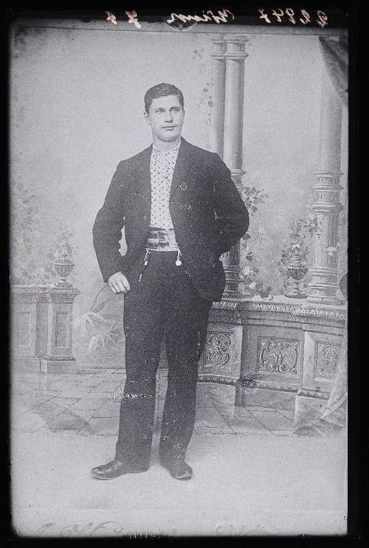 Mehe foto, (03.01.1917 fotokoopia, tellija Wink [Vink]).