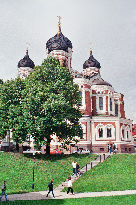 Vaade Aleksander Nevski katedraalile Toompeal.