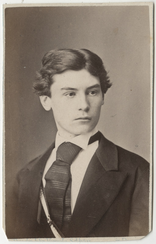 Korporatsioon "Estonia" liige Bronislaw von Guzkowski, portreefoto