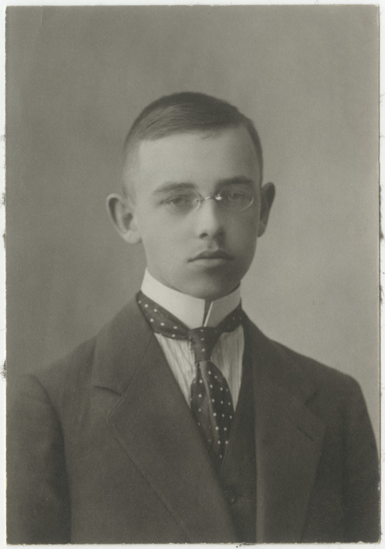 Korporatsioon "Estonia" liige Ernst von Mühlendahl, portreefoto