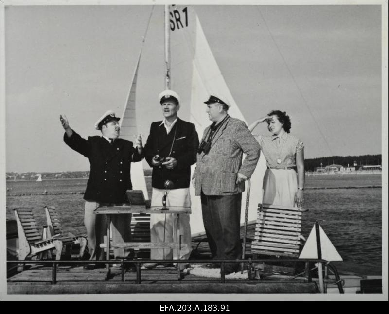 Kaader filmistuudio Tallinnfilm mängufilmist Jahid merel.