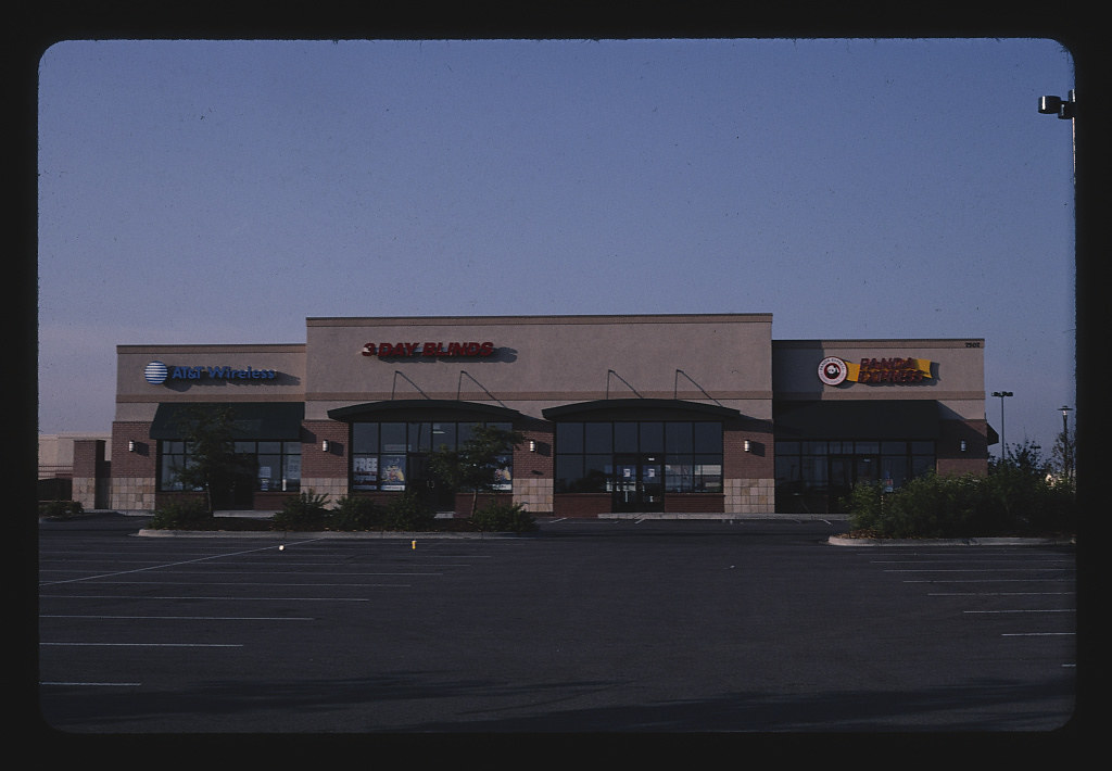 Three stores, Quebec Plaza, Denver, Colorado (LOC)