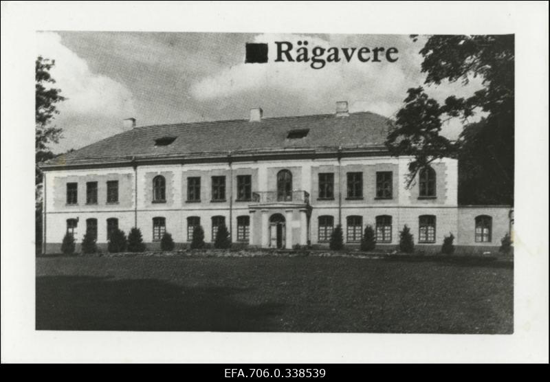 Rägavere mõisahoone.