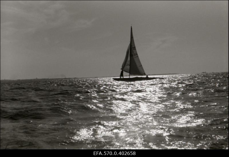 Purjekas Tallinna lahel.