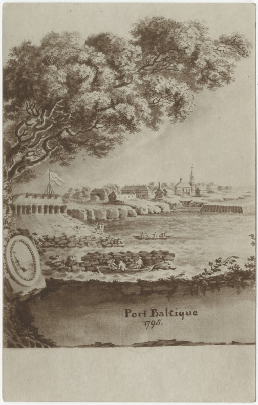 Postkaart Paldiski sadamast