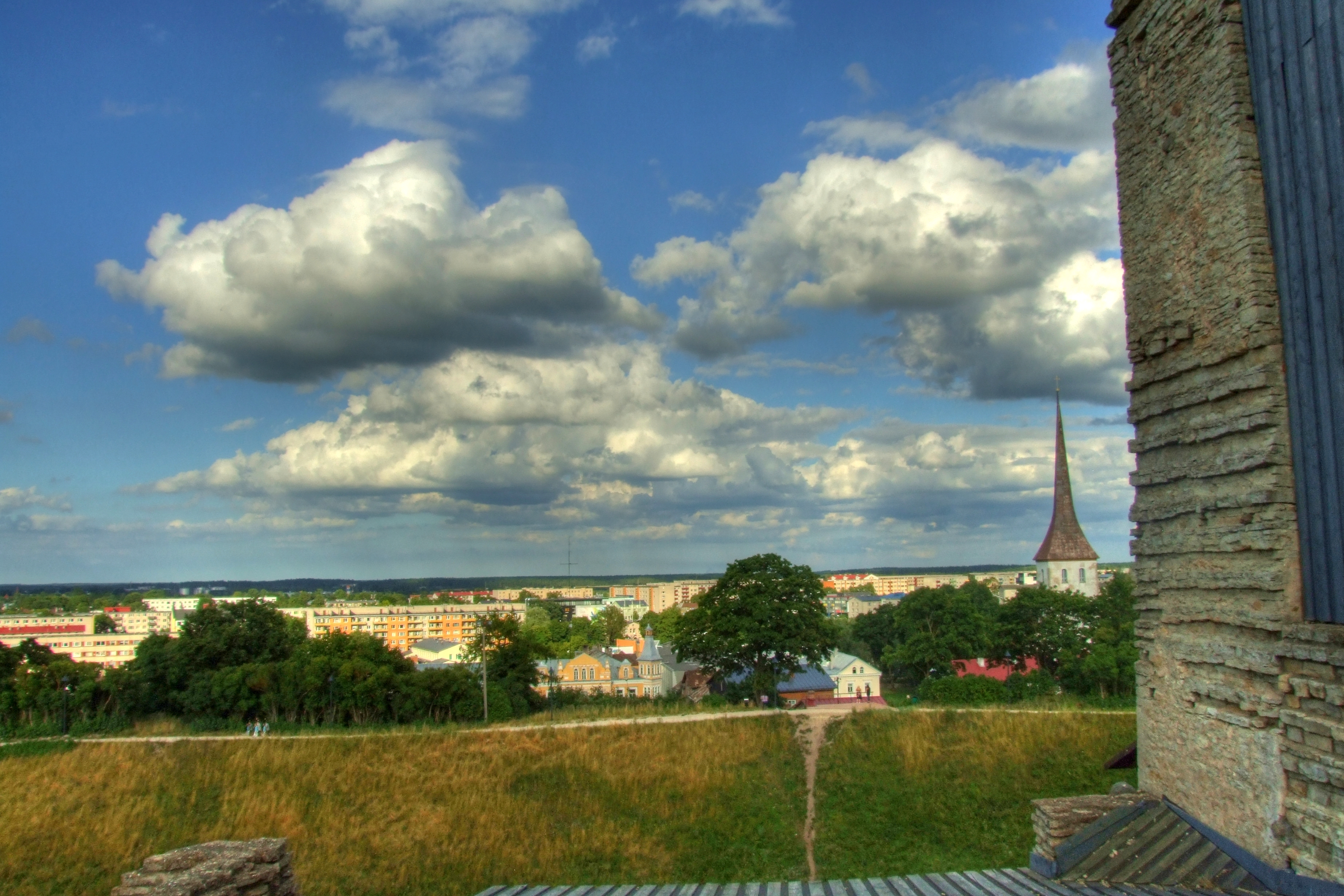 Rakvere from Hillfort - panoramio - Rakvere from Hillfort