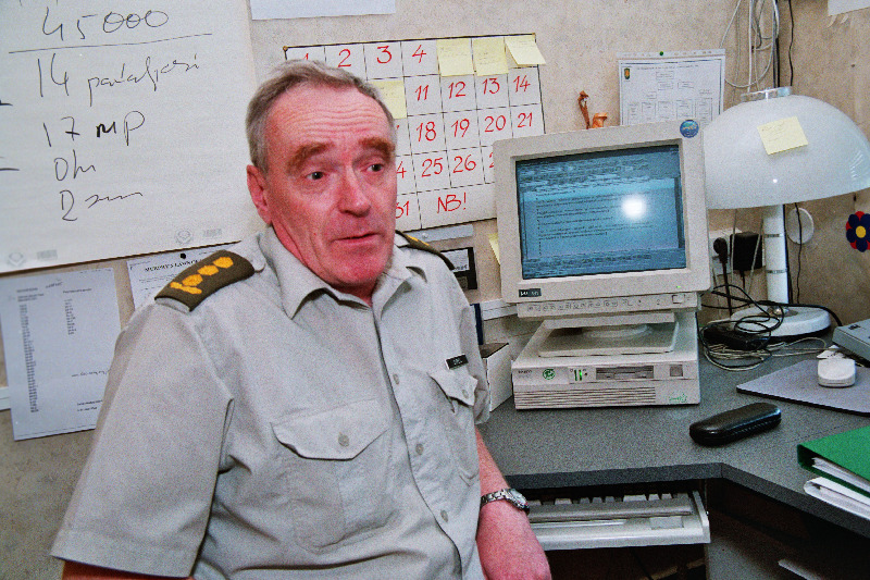 Kaitsejõudude Peastaabi väljaõppe osakonna ülem Arvo Sirel.