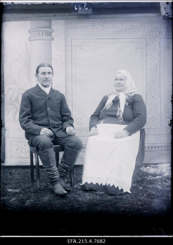 Willem Tats abikaasaga.