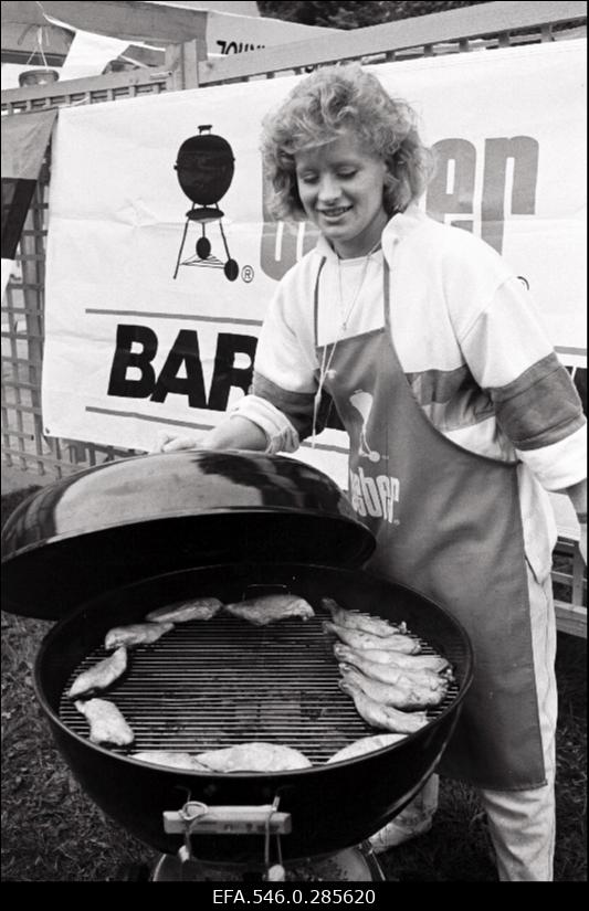 Restorani kokkade võistlus, grillimine.