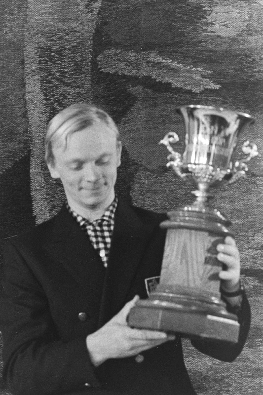 Jääpurjetaja Ain Vilde.