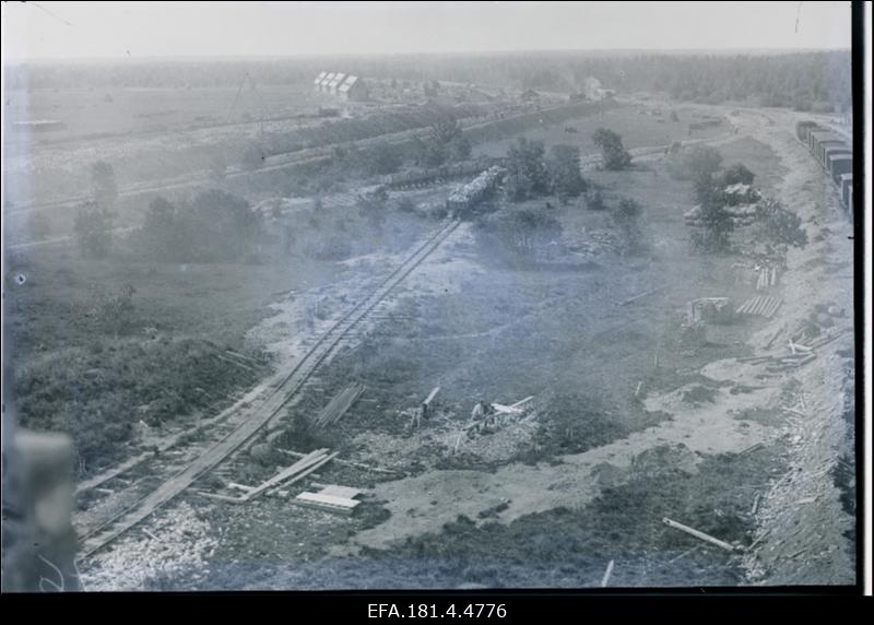 Põlevkivi lahtine kaevandamine Kohtla-Järvel.