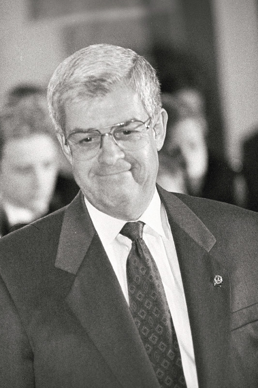 The International Association of Lions Clubs  president James T. Coffey.