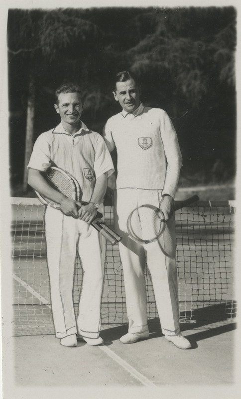 Tartu parimad tennisemängijad Otto Luck ja A. Kraag