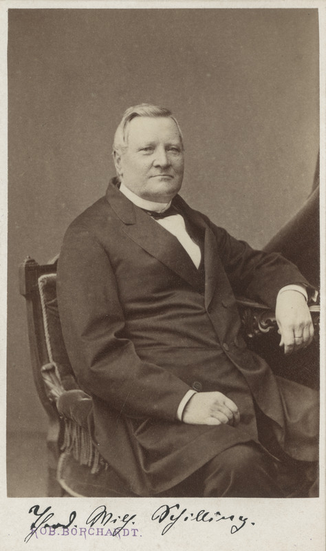 Korporatsiooni "Livonia" vilistlane Theodor Schilling, portreefoto