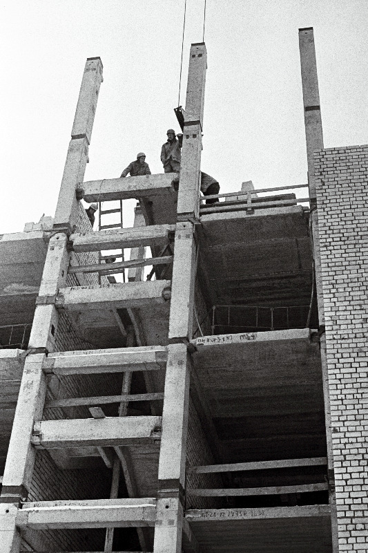 Vaade „Eesti Tööstusprojekti“ arhitekti Ülo Ilvese projekti järgi ehitatava Eesti NSV Riikliku Plaanikomitee hoonele.