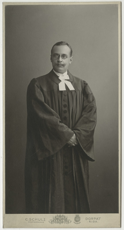 Pastor Otto Krause, portreefoto