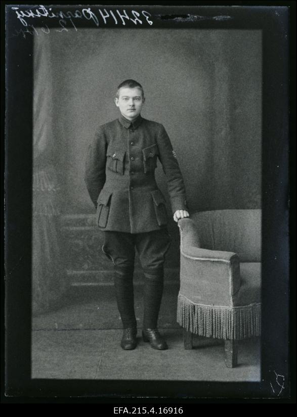 Sõjaväelane (ajateenija) Walter Parnitzky.