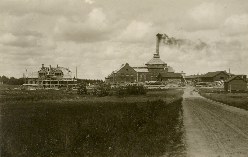 Vaade Abja Linavabrikule.