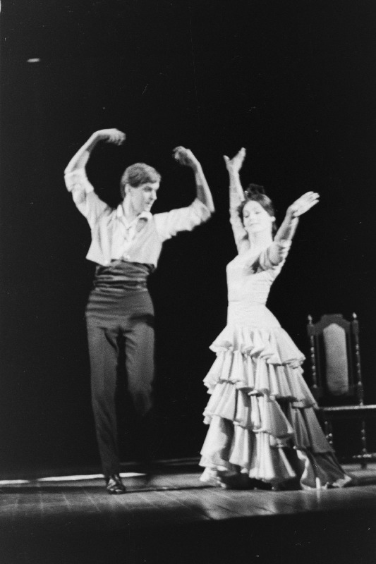 Stseen M. Raveli muusikale loodud balletist Hispaania rapsoodia RAT Vanemuises. Naine - Regina Tõsko ja Mees - Ülo Vilimaa.