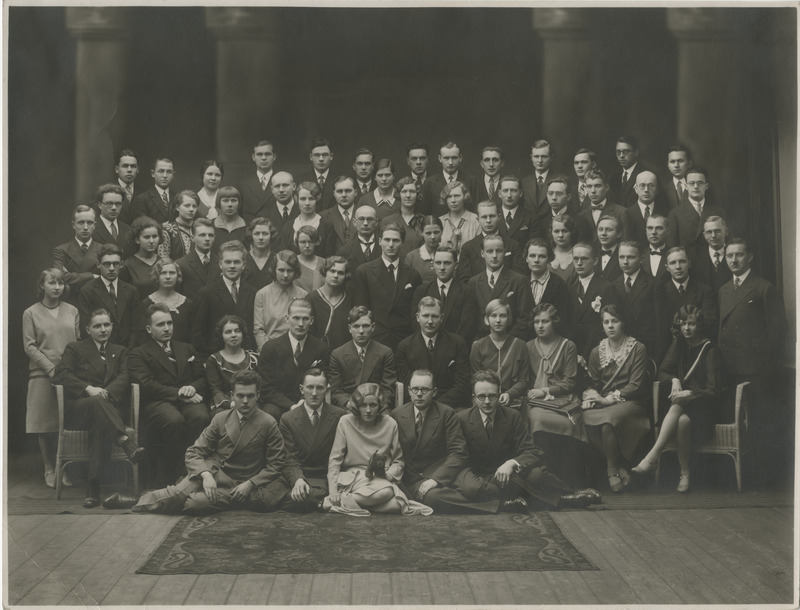 Eesti Üliõpilasseltsi "Veljesto" aastapäevast osavõtnud inimesed