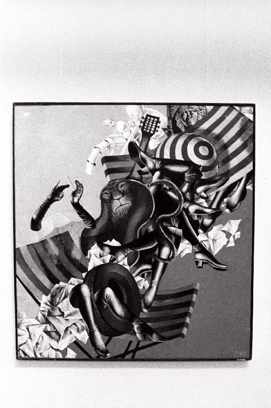 Sürrealistide näitus. Kunstnik Jüri Palmi "Elufragment".