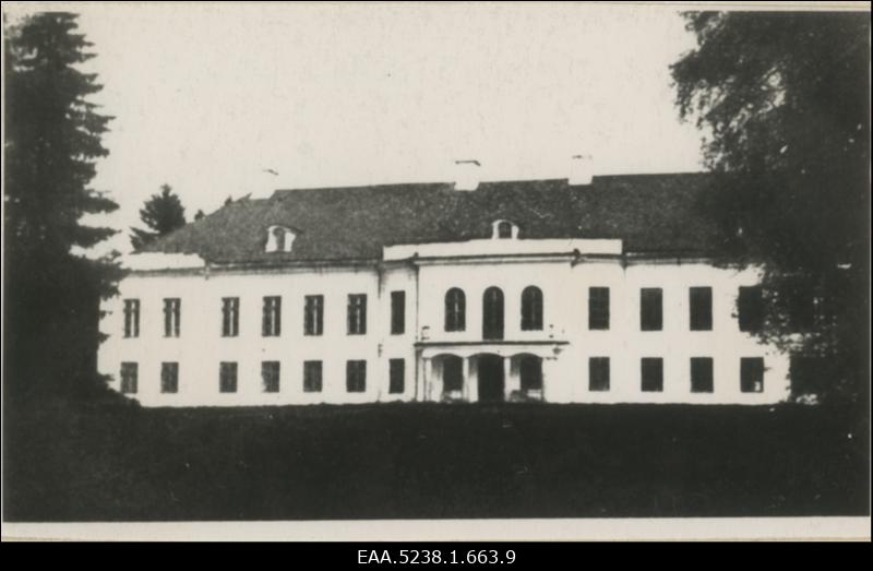 Roosna-Alliku mõis, repro Heinz Pirangi teoses "Das Baltische Herrenhaus" olevast illustratsioonist