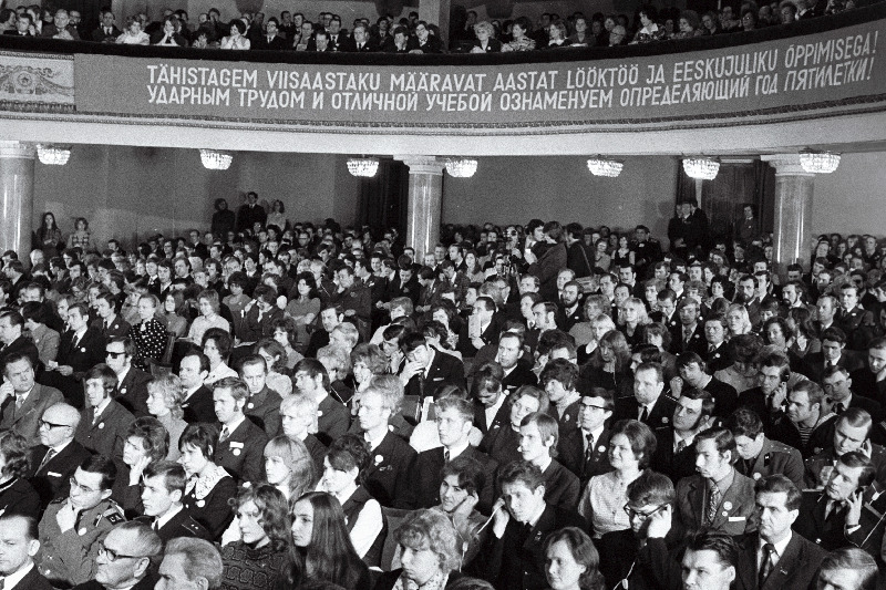 Vaade saali ELKNÜ XVII kongressi ajal.