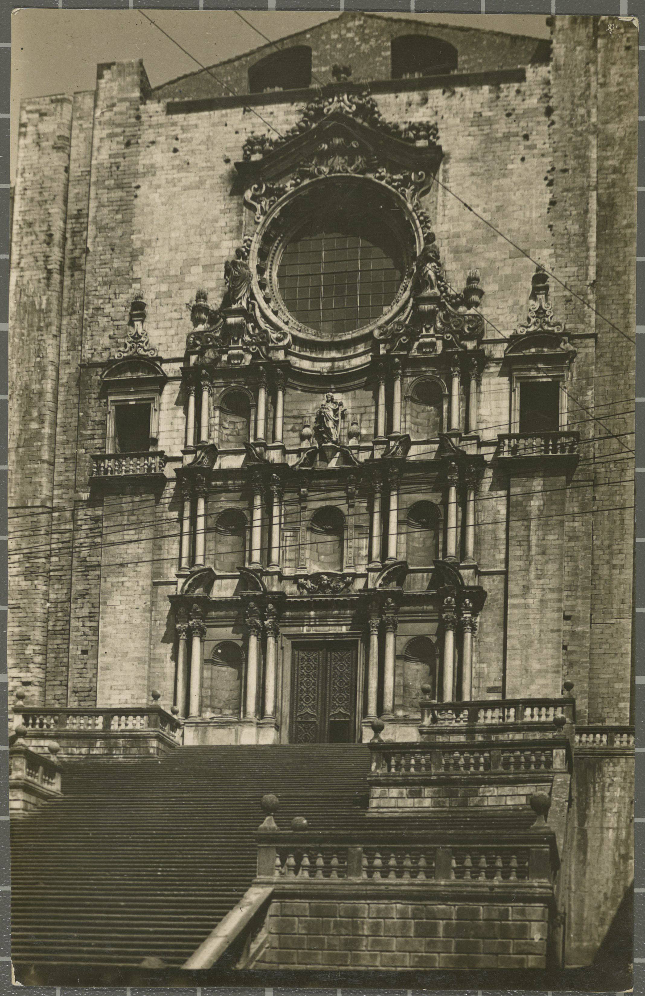 Cathedral Fachada - Baroque façade of the Cathedral of Girona