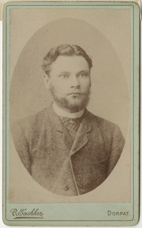 Tartu õpetajate seminari vilistlane Mats Ilus, portreefoto