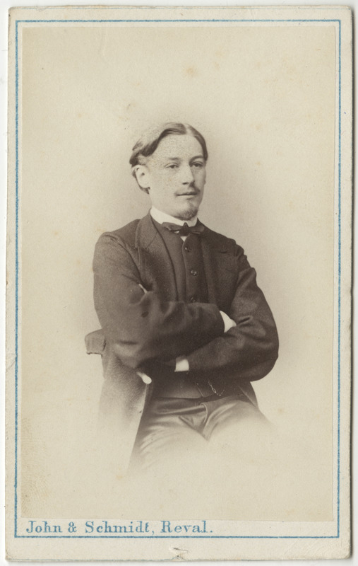 Määratlemata korporatsioon "Estonia" liige, portreefoto