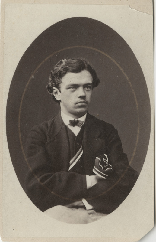 Korporatsiooni "Livonia" liige Ernst von Middendorff, portreefoto
