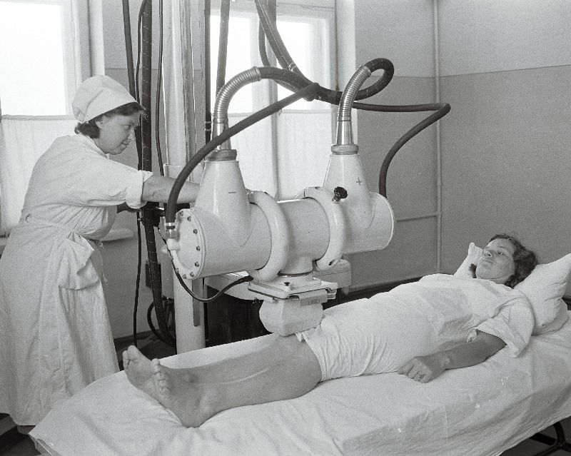 Balti Raudtee Eesti Raudteekonna Haigla füsioteraapia kabinetis.