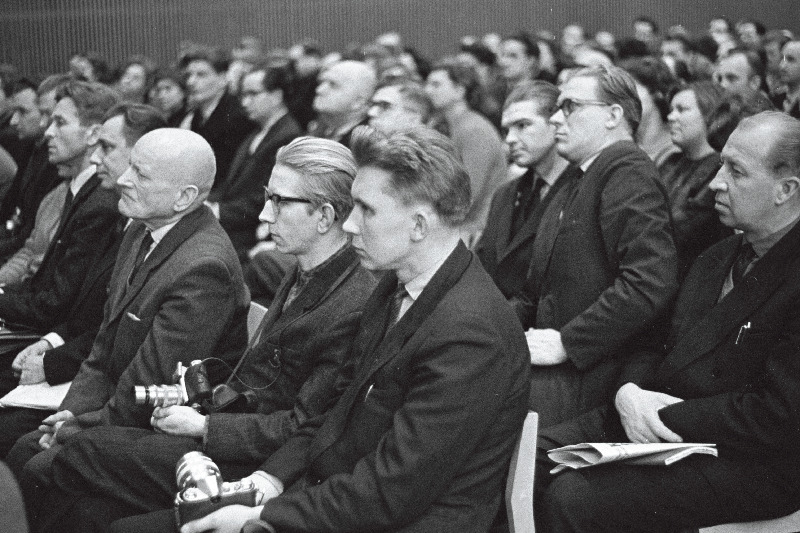 Eesti Fotograafia 125 aastapäeva tähistamise aktus Tallinna Kultuuriülikooli fotokunstifakulteedis.