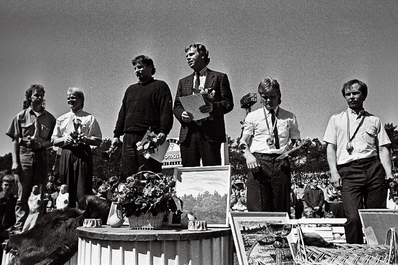Old Toomas Rally võitjate autasustamine.