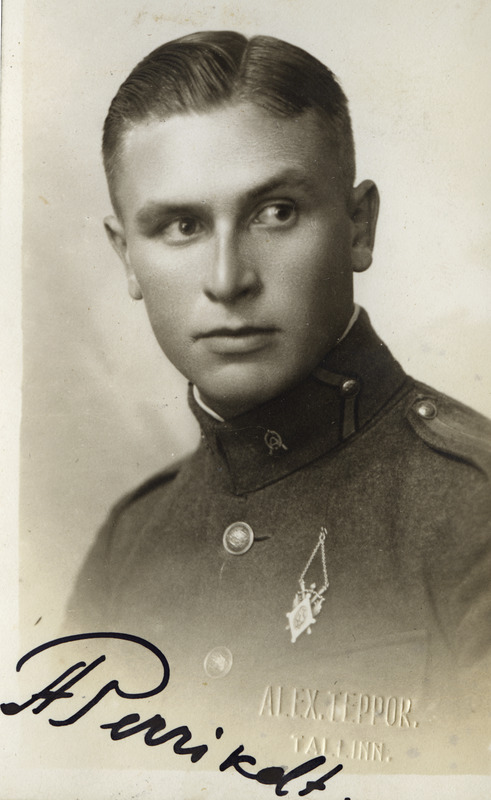 Sõjaväe Ühendatud Õppeasutused. Kadett Aleksander Perri.