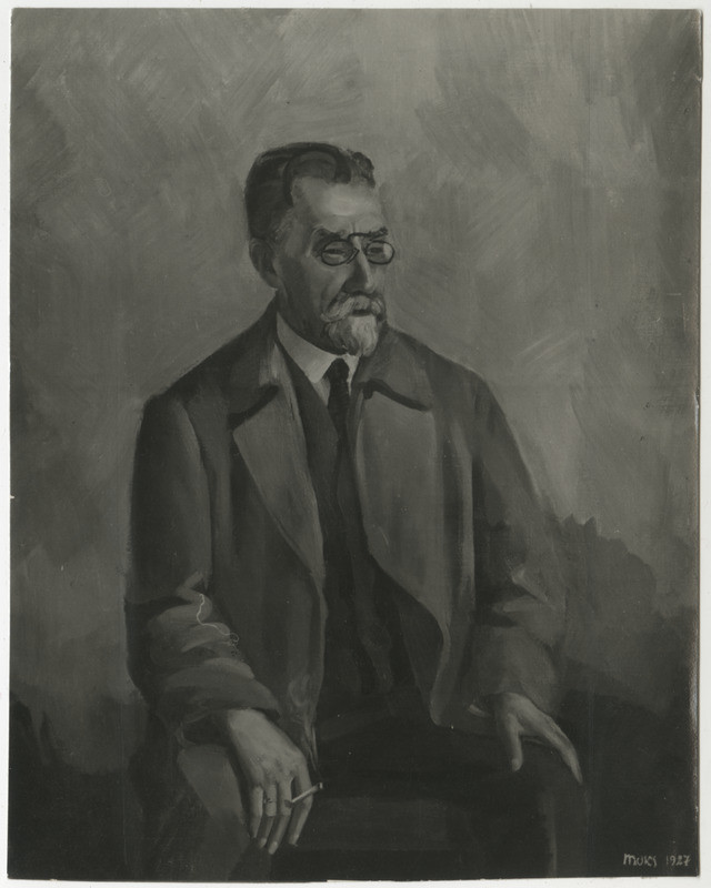 August Kitzberg (kunstnik Juhan Muksi 1927. a maali repro)