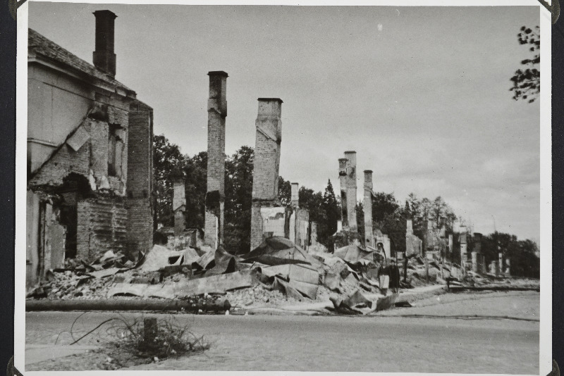 Ülesvõtteid Tartu põlemisest.