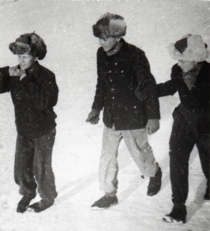 Eesti poisid Geislingeni DP (displaced persons) laagris.