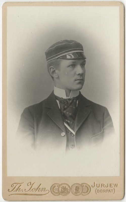 Korporatsioon "Estonia" liige Wolfgang Hoffmann, portreefoto