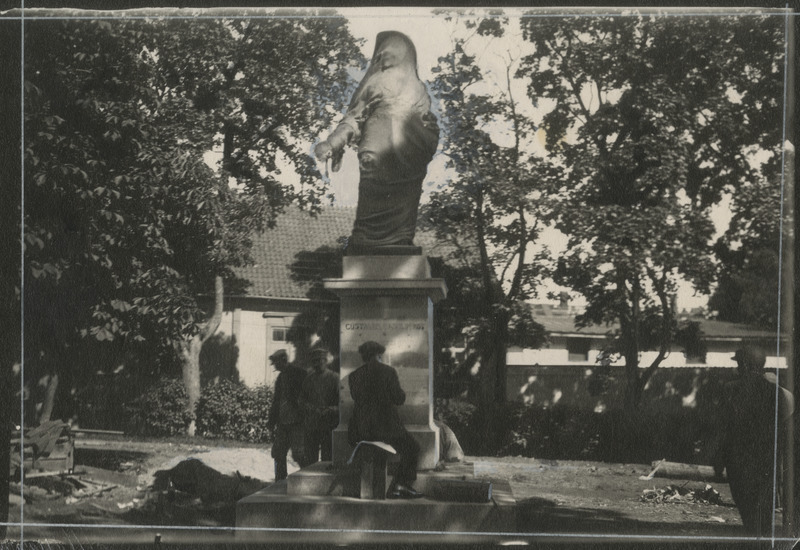 Gustav II Adolfi mälestussamba ehitus Tartus