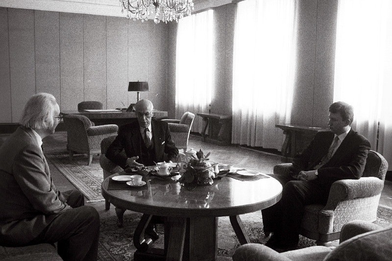 Vahur Kraft, Lennart Meri, Uno Mereste.