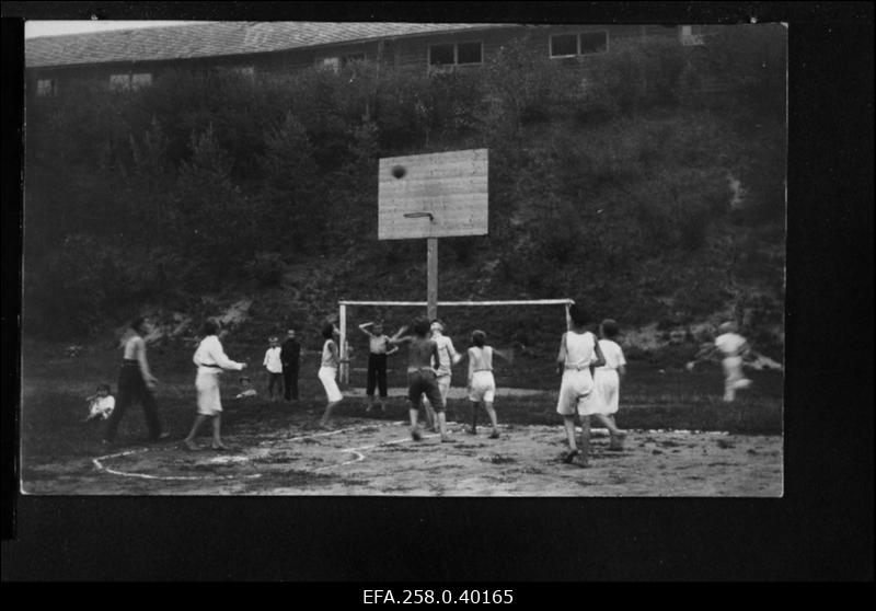 Vaade Tallinna tänava spordiväljakule.