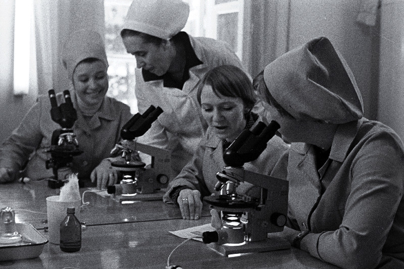 Tartu Linna Onkoloogiadispanseri tsütoloogialaboratooriumis.