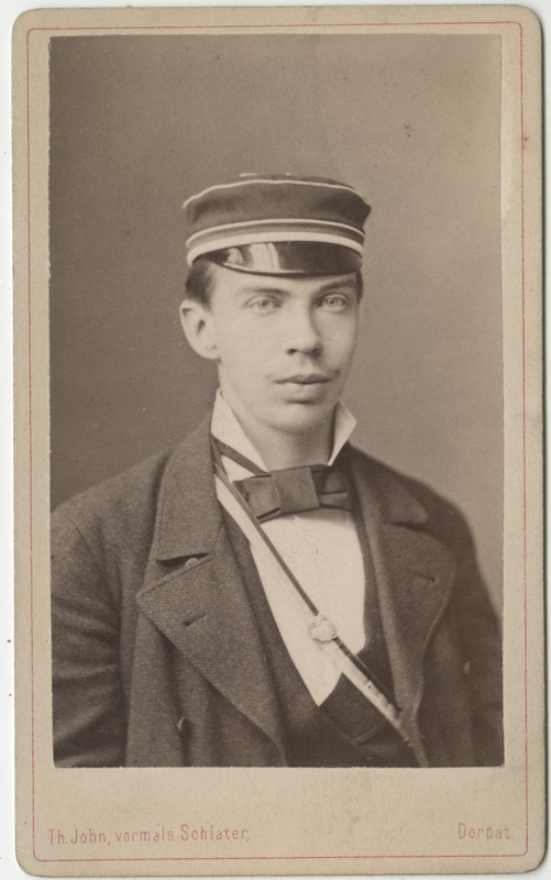 Korporatsioon "Estonia" liige Ernst von Samson-Himmelstjerna, portreefoto